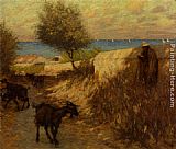 Herbert Paintings - Provencal Lane Martigues by Henry Herbert La Thangue